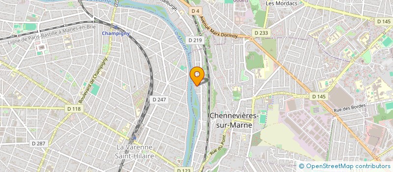 localisation de l'entreprise MADAME LOU DUCA  CHENNEVIERES-SUR-MARNE