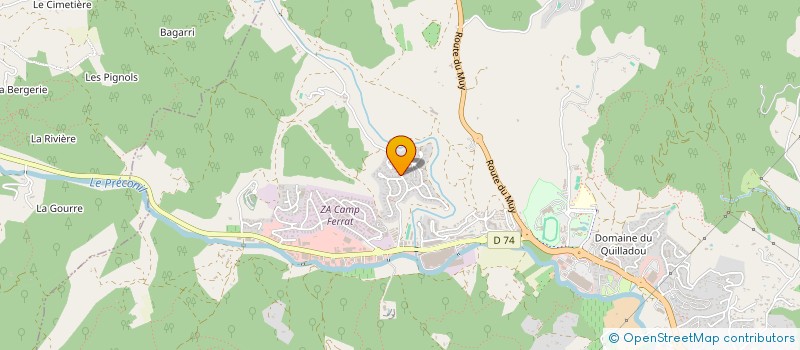 localisation de l'entreprise MADAME LOU FERREIRA  SAINTE-MAXIME