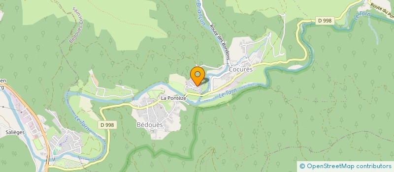 localisation de l'entreprise MADAME LOU GASPERIN  BEDOUES-COCURES