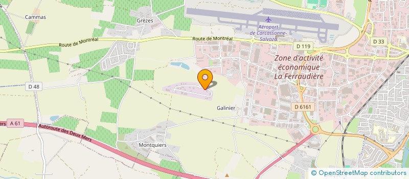 localisation de l'entreprise MADAME LOU GENIN  CARCASSONNE