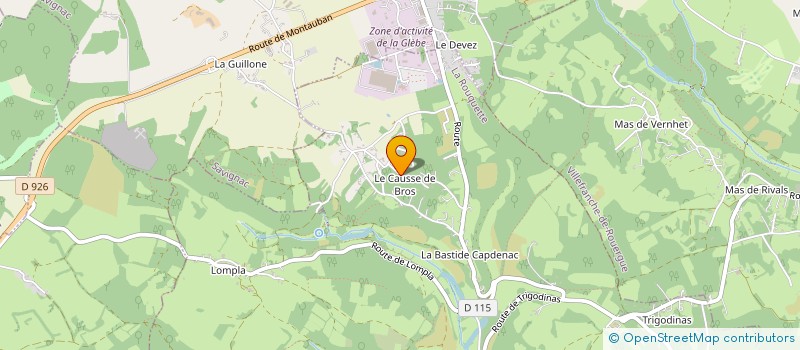 localisation de l'entreprise MADAME LOU GONZALEZ  LA ROUQUETTE