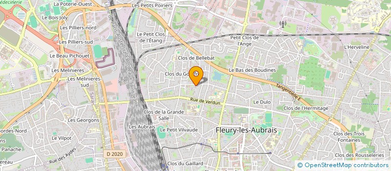 localisation de l'entreprise MADAME LOU GOORE à FLEURY-LES-AUBRAIS
