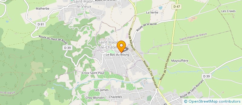 localisation de l'entreprise MADAME LOU GRANGE  SAINT-HAON-LE-CHATEL