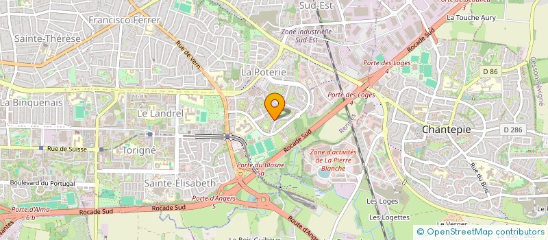 localisation de l'entreprise MADAME LOU JACQUIER  RENNES