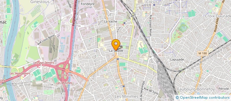 localisation de l'entreprise MADAME LOU JINAKOA  TOULOUSE