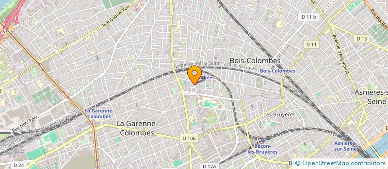 localisation de l'entreprise MADAME LOU KEMME  LA GARENNE-COLOMBES