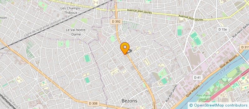 localisation de l'entreprise MADAME LOU KODJANE  BEZONS