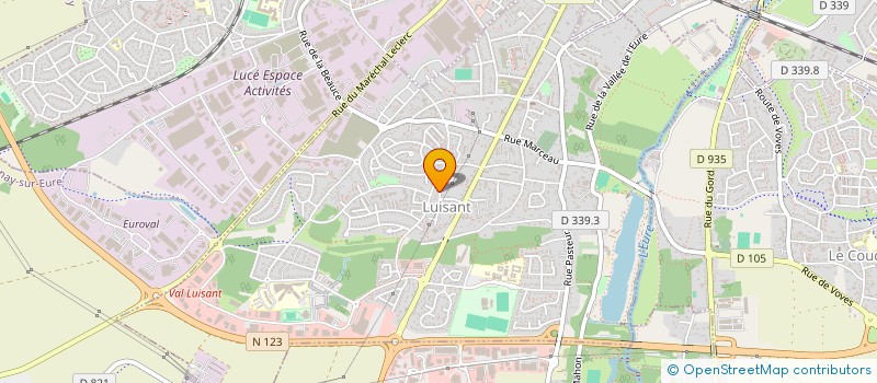 localisation de l'entreprise MADAME LOU KOFFI  LUISANT