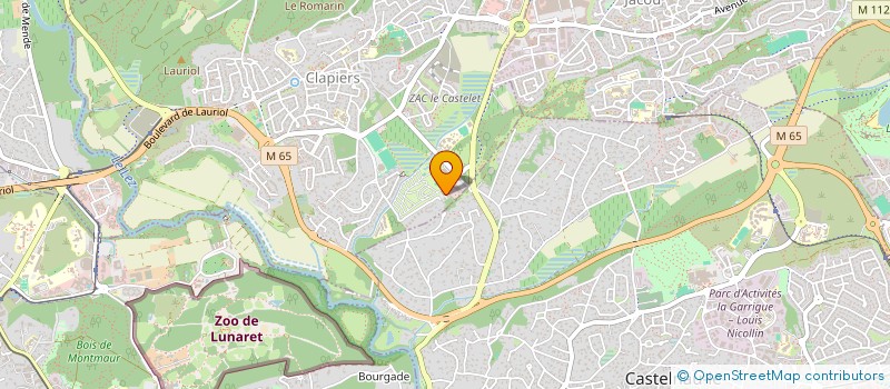 localisation de l'entreprise MADAME LOU LAVICTOIRE  CLAPIERS