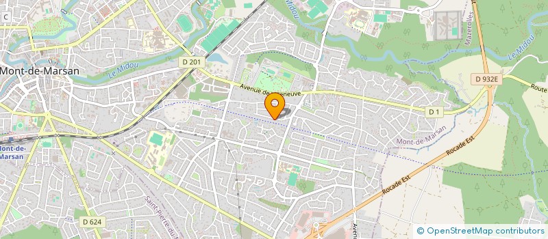 localisation de l'entreprise MADAME LOU LE PRIOL  MONT-DE-MARSAN