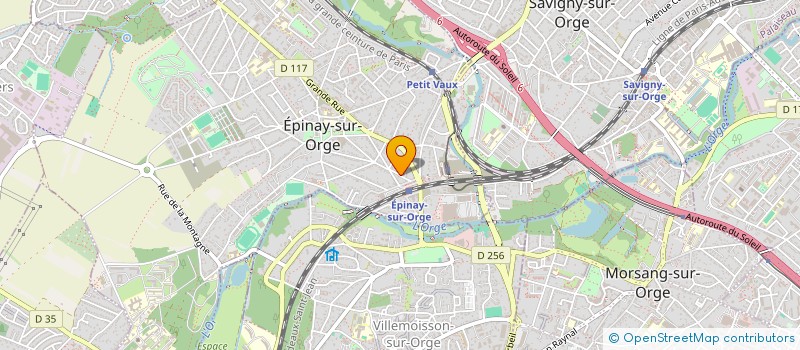 localisation de l'entreprise MADAME LOU LEGRAND à EPINAY-SUR-ORGE