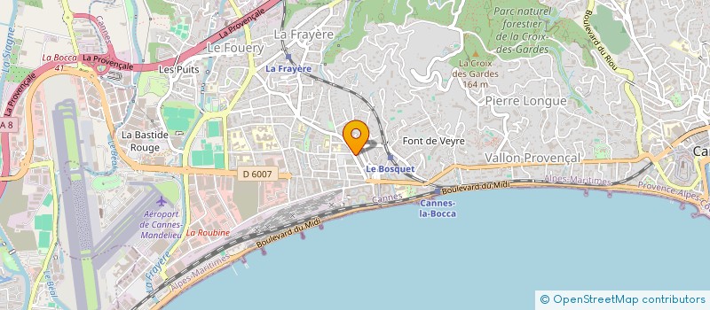 localisation de l'entreprise MADAME LOU LEON à CANNES