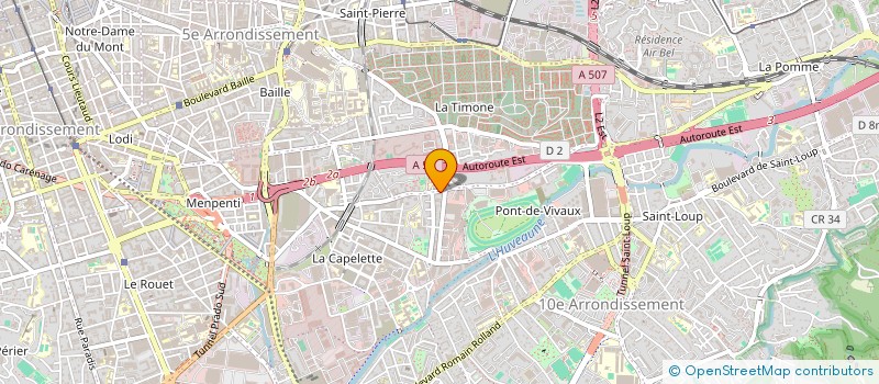 localisation de l'entreprise MADAME LOU LEPAGE à MARSEILLE
