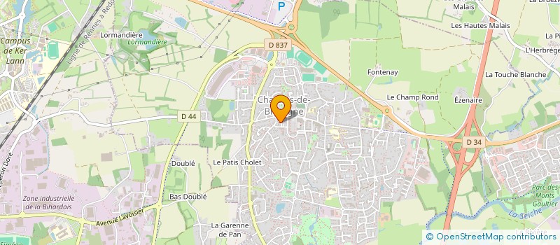 localisation de l'entreprise MADAME LOU LOPOA  CHARTRES-DE-BRETAGNE