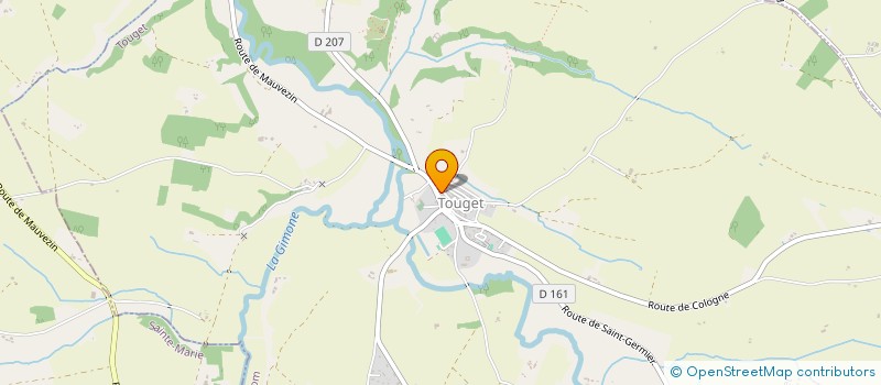 localisation de l'entreprise MADAME LOU MAUBERT  TOUGET