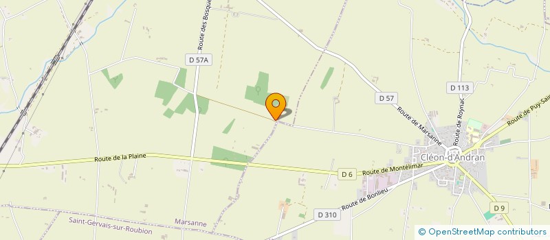 localisation de l'entreprise MADAME LOU MENGUY  MARSANNE