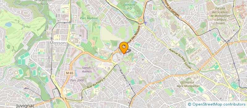 localisation de l'entreprise MADAME LOU MESZAROS  MONTPELLIER