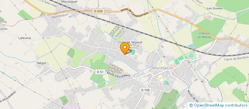 localisation de l'entreprise MADAME LOU MIEULET  MONTBETON