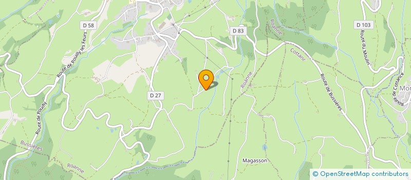 localisation de l'entreprise MADAME LOU OLIVERES  BUSSIERES