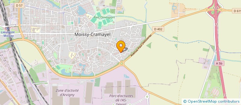 localisation de l'entreprise MADAME LOU OZE  MOISSY-CRAMAYEL
