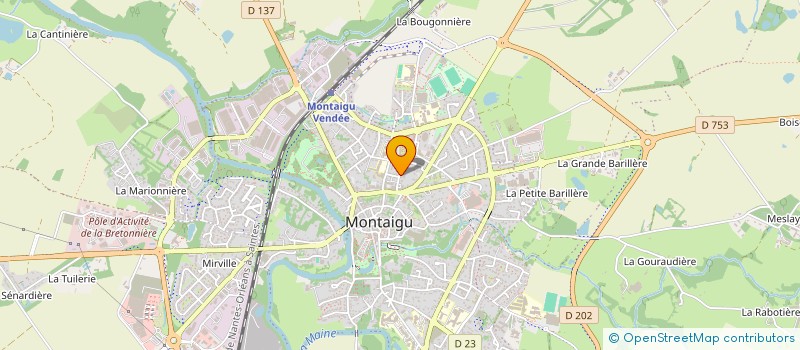 localisation de l'entreprise MADAME LOU PAVAGEAU à MONTAIGU-VENDEE