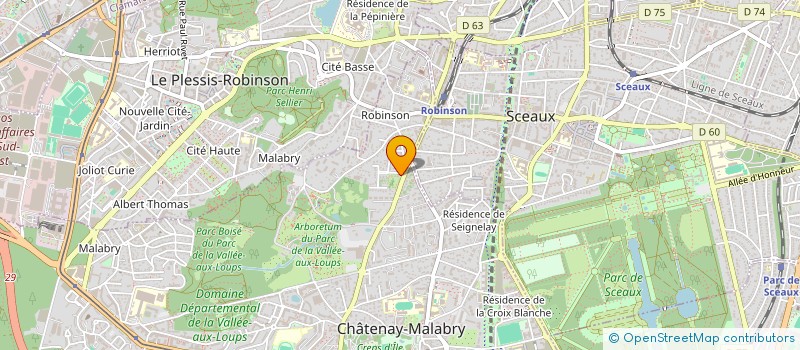 localisation de l'entreprise MADAME LOU PORET à CHATENAY-MALABRY