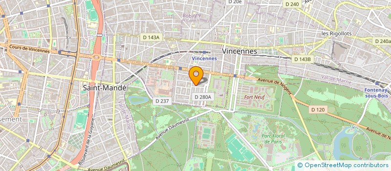 localisation de l'entreprise MADAME LOU RIOS à VINCENNES