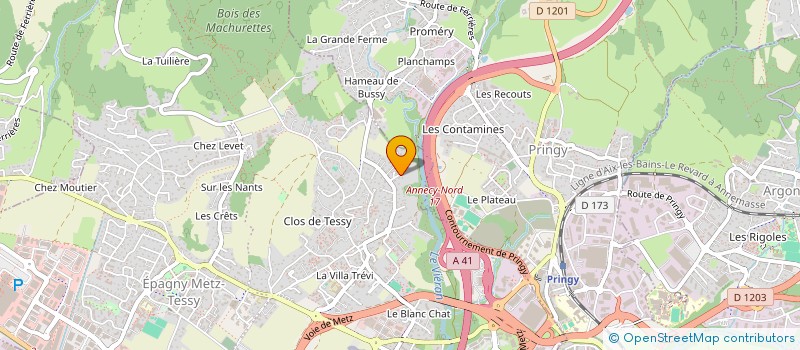 localisation de l'entreprise MADAME LOU ROBERT  EPAGNY METZ-TESSY