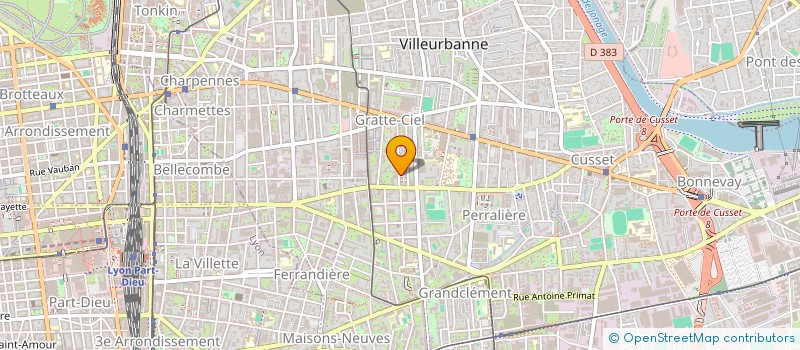 localisation de l'entreprise MADAME LOU ROSEE  VILLEURBANNE