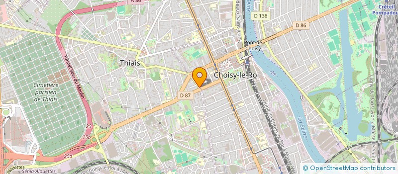 localisation de l'entreprise MADAME LOU SAINT CYR  THIAIS