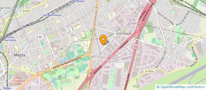 localisation de l'entreprise MADAME LOU SLIMANI à ANTONY