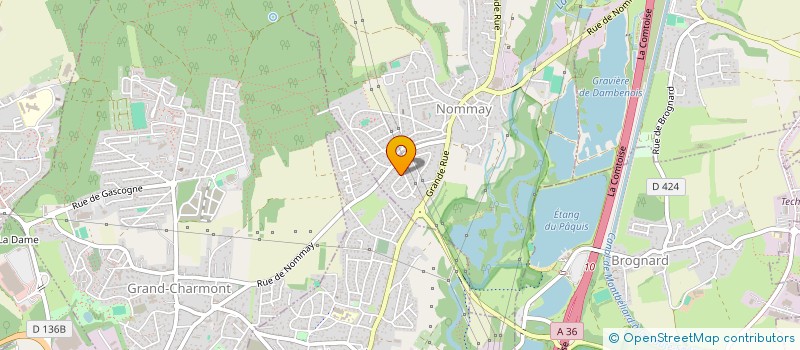 localisation de l'entreprise MADAME LOU THIRIAT  NOMMAY