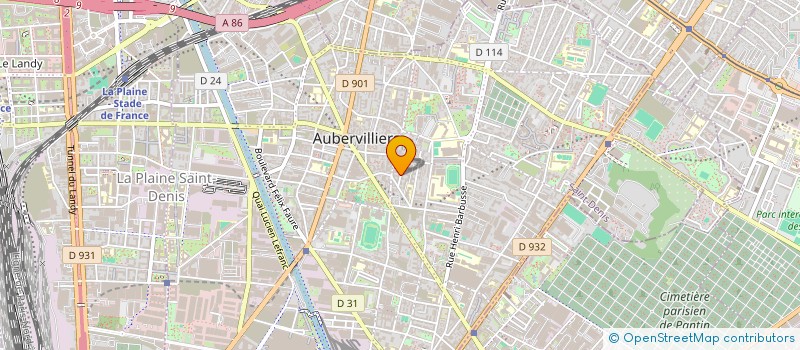 localisation de l'entreprise MADAME LOU TRA à AUBERVILLIERS