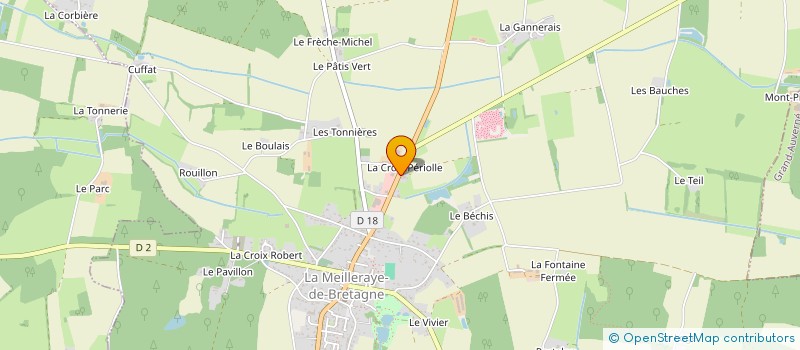 localisation de l'entreprise MADAME LOU TREBOSC  LA MEILLERAYE-DE-BRETAGNE