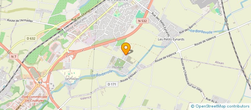 localisation de l'entreprise MADAME LOU VASSE  SAINT-MARCEL-LES-VALENCE