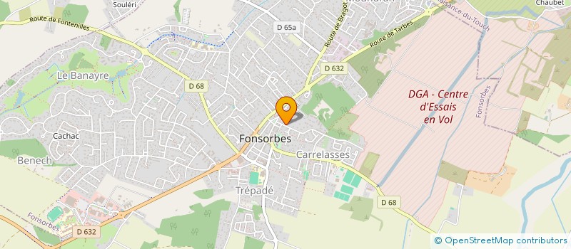 localisation de l'entreprise MADAME LOU VIE  FONSORBES