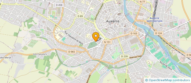 localisation de l'entreprise MADAME LOU VOCORET à AUXERRE