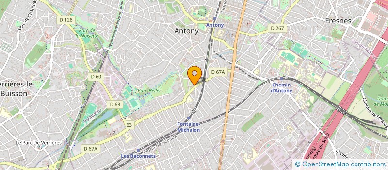 localisation de l'entreprise MADAME LOU WANG à ANTONY