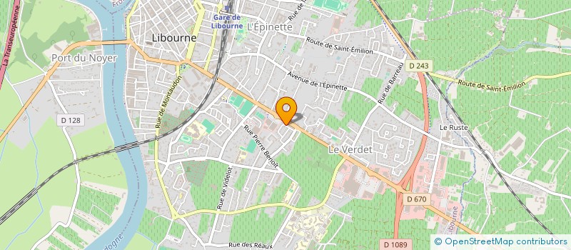 localisation de l'entreprise MADAME LOUANA BOTHEREL à LIBOURNE