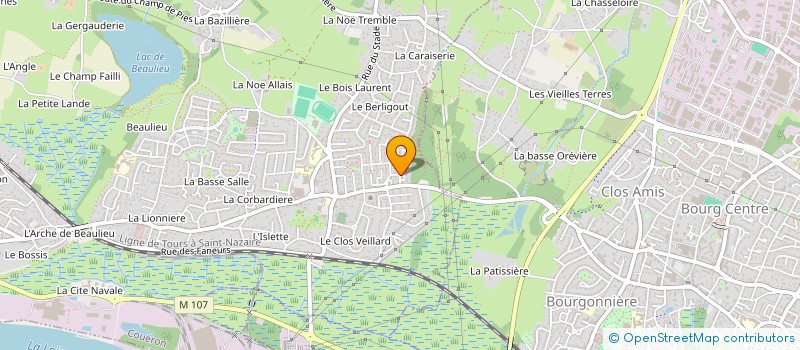 localisation de l'entreprise MADAME LOUANA COQUEL FABLET  COUERON
