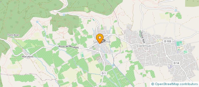 localisation de l'entreprise MADAME LOUANA LUTHY  SAINT-COME-ET-MARUEJOLS