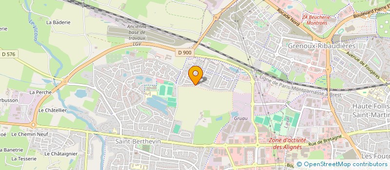 localisation de l'entreprise MADAME LOUANE AVRANCHE  SAINT-BERTHEVIN