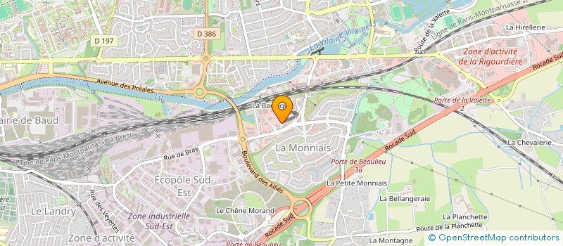 localisation de l'entreprise MADAME LOUANE BEGOUIN  CESSON-SEVIGNE