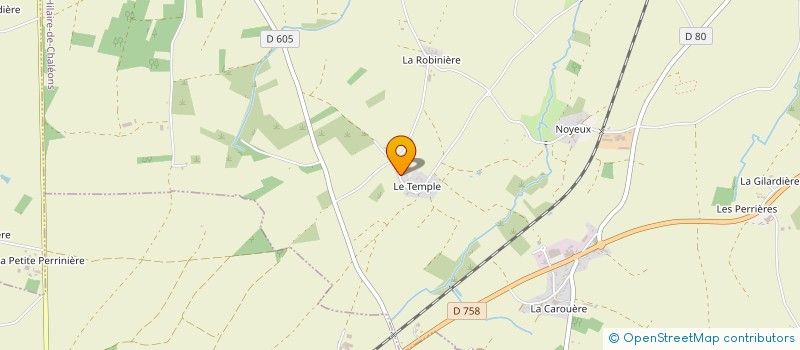 localisation de l'entreprise MADAME LOUANE BIROT  SAINT-HILAIRE-DE-CHALEONS