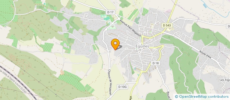 localisation de l'entreprise MADAME LOUANE BONNET à EGUILLES