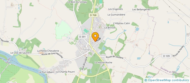 localisation de l'entreprise MADAME LOUANE CHESNEAUX  FENEU