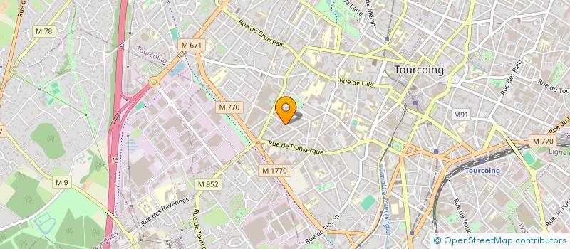 localisation de l'entreprise MADAME LOUANE DELEZIE  TOURCOING