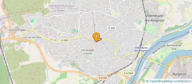 localisation de l'entreprise MADAME LOUANE DUSSERRE-TELMOND  LES ANGLES