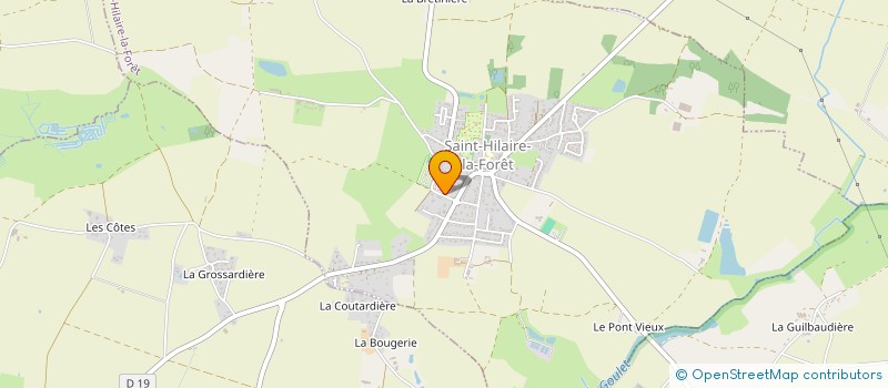 localisation de l'entreprise MADAME LOUANE GIRARD  SAINT-HILAIRE-LA-FORET