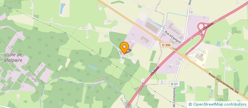 localisation de l'entreprise MADAME LOUANE GUILLOCHON  LOUAILLES